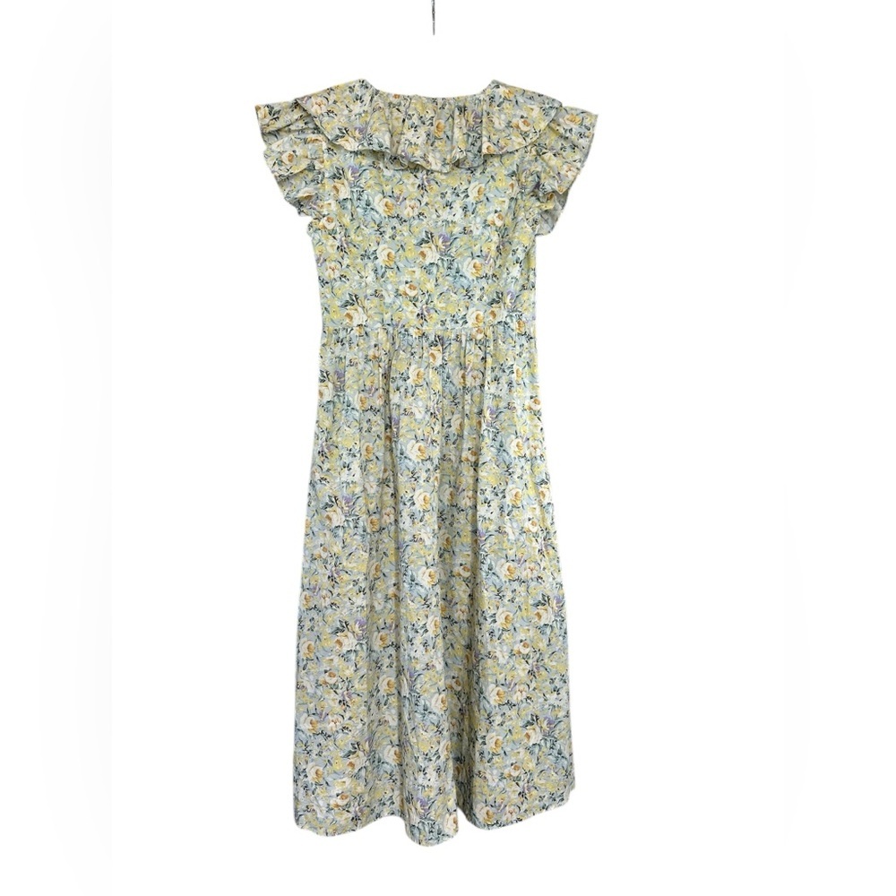 Revolve o.p.t Kate floral ruffle midi dress - Picture 7 of 10
